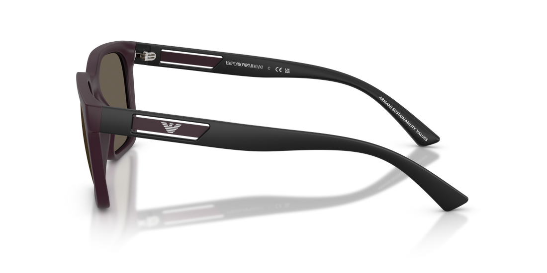 Gafas de sol emporio armani ea4269 6371/3 violeta square masculino talla 54mm - Vista de detalle