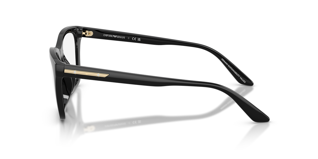 Gafas de sol emporio armani ea4274bu 50171w negro cat eye femenino talla 55mm - Vista de detalle