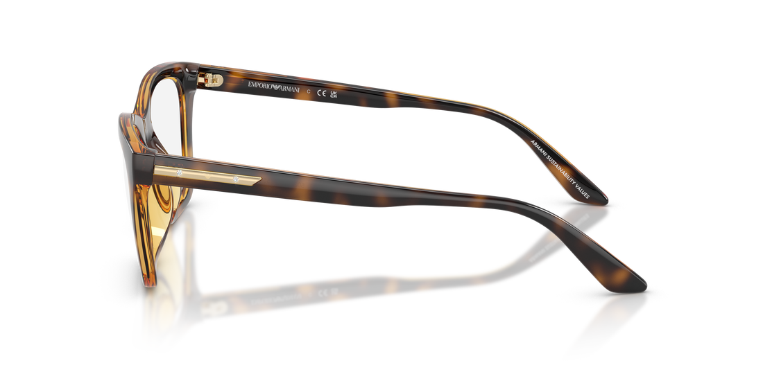 Gafas de sol emporio armani ea4274bu 50261w havana cat eye femenino talla 53mm - Vista de detalle