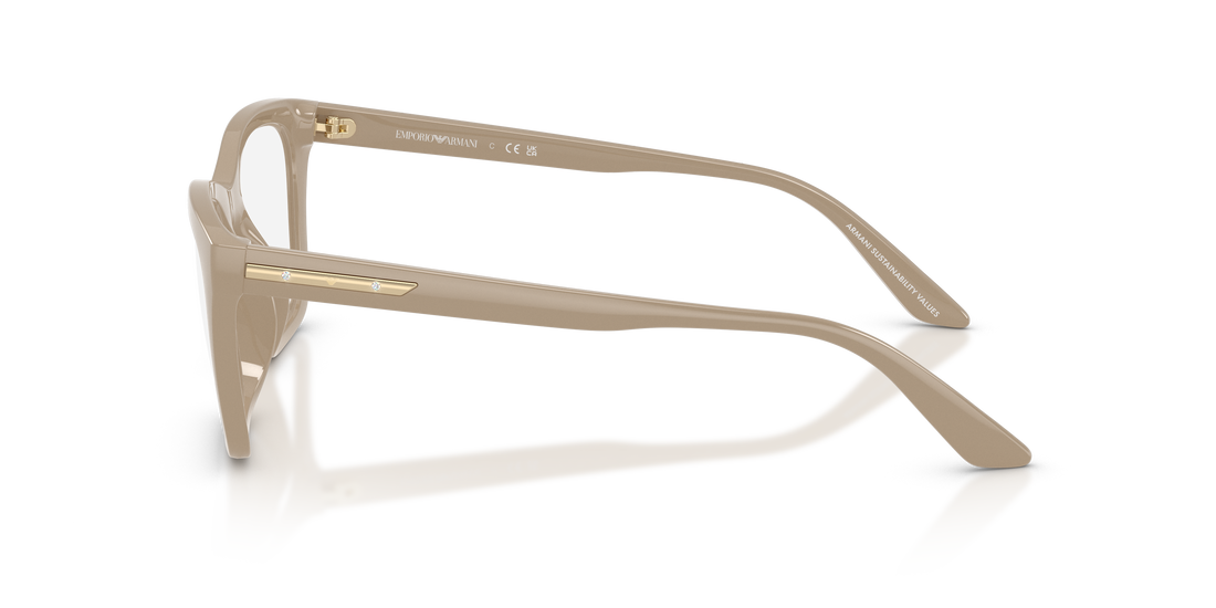 Lunettes de soleil emporio armani ea4274bu 63791w marron cat eye femenino taille 55mm - Vue détaillée