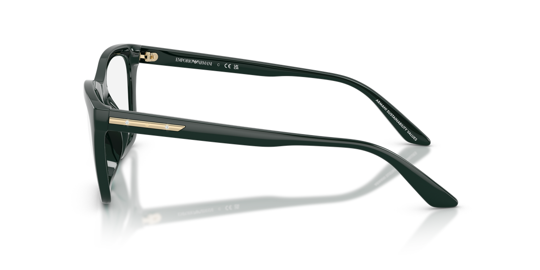 Gafas de sol emporio armani ea4274bu 63801w verde cat eye femenino talla 53mm - Vista de detalle