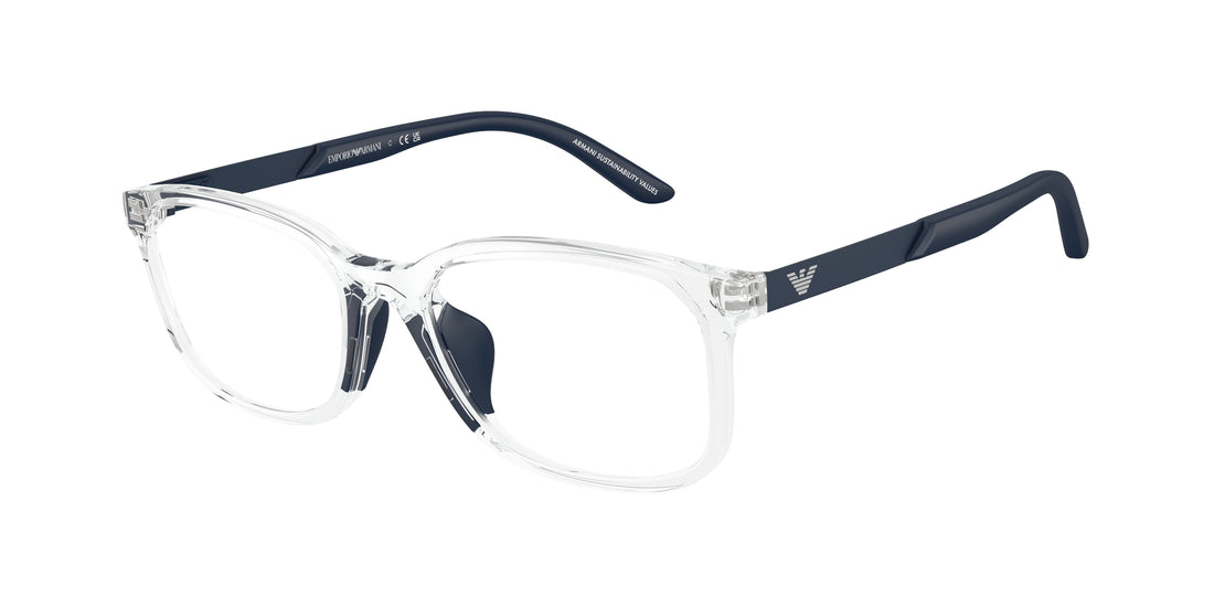 Brillen emporio armani ek3008u 5893 transparente pillow infantil größe 47mm - Hauptansicht