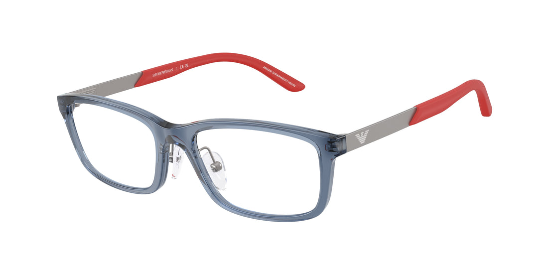 Brillen emporio armani ek3009 6278 azul rectangular infantil größe 49mm - Hauptansicht