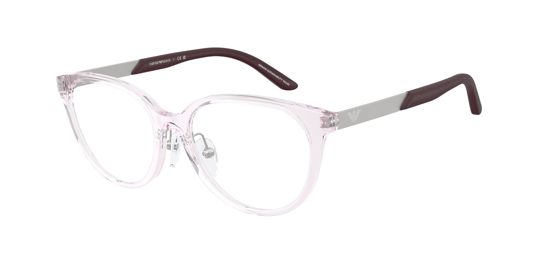 Brillen emporio armani ek3010 6139 rosa cat eye infantil größe 48mm - Hauptansicht