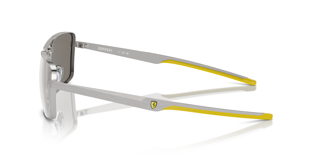 Occhiali da sole ferrari scuderia fz5001 107/6g plateado rectangular hombre taglia 60mm - Vista dettagliata