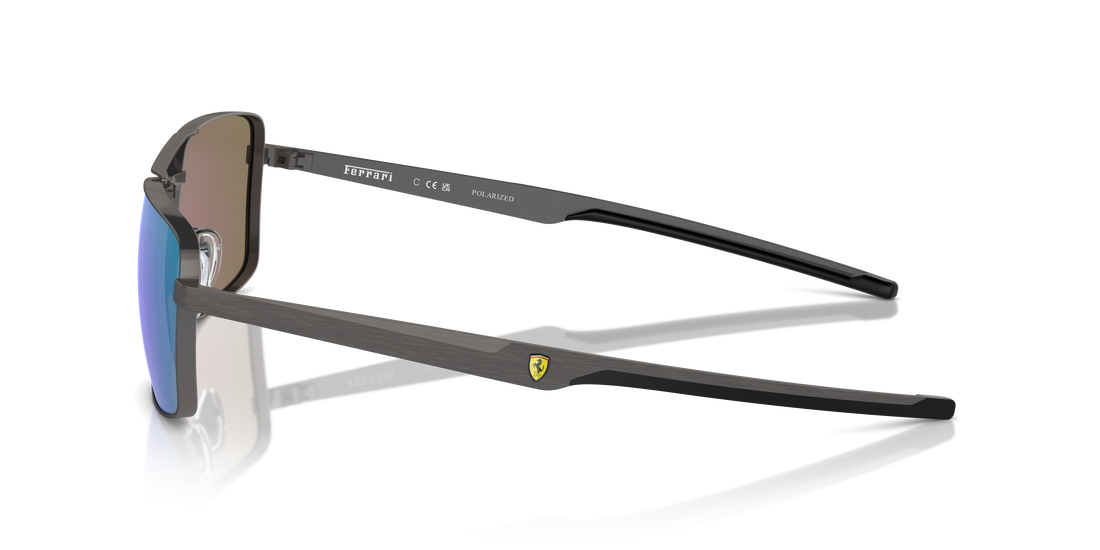 Occhiali da sole ferrari scuderia fz5001 109/9r gris rectangular hombre taglia 60mm - Vista dettagliata