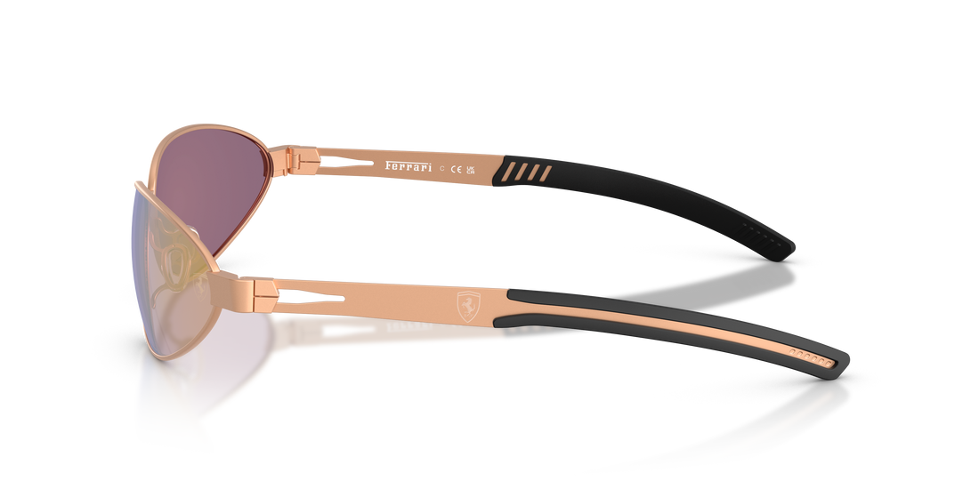 Gafas de sol ferrari scuderia fz5008 138/3q dorado oval masculino talla 64mm - Vista de detalle