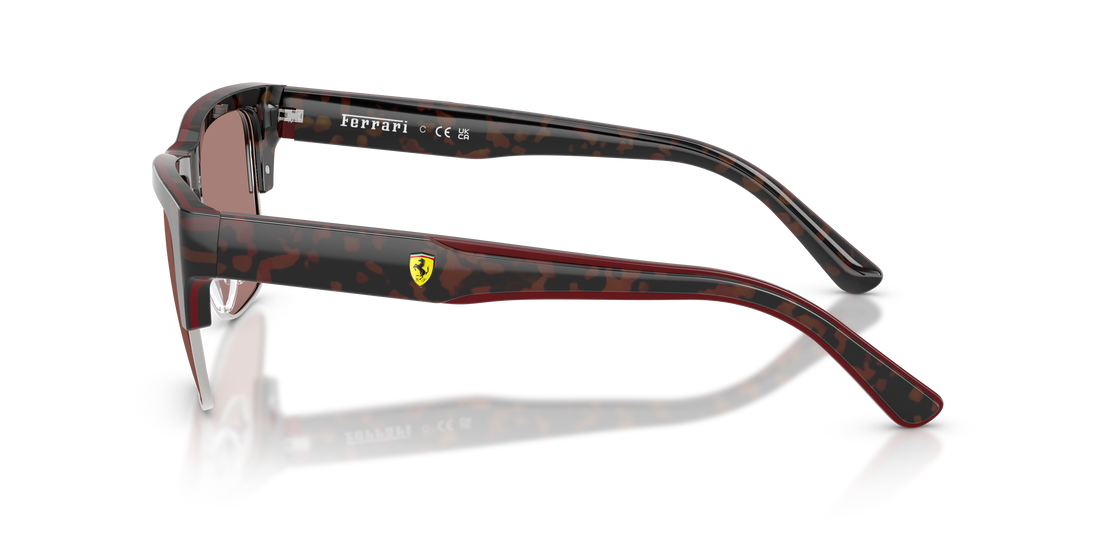 Sunglasses ferrari scuderia fz6026 760/73 havana square masculino size 55mm - Detailed view