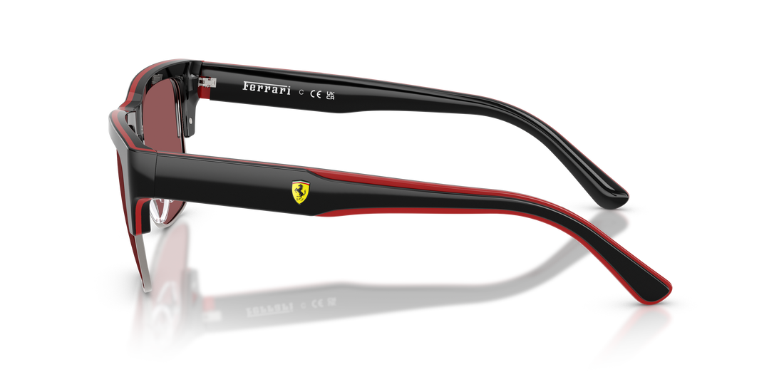 Sunglasses ferrari scuderia fz6026 761/1e negro square masculino size 55mm - Detailed view