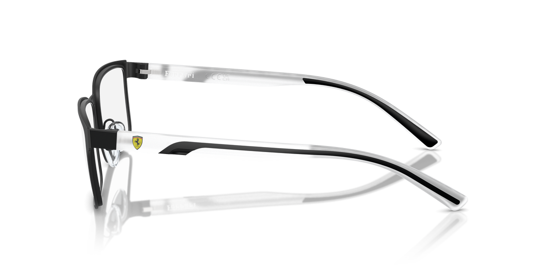 Óculos graduados ferrari scuderia fz7002 112 negro rectangular masculino tamanho 58mm - Vista de detalhe