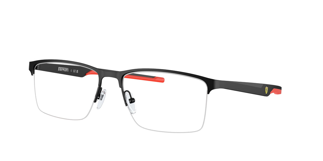 Óculos graduados ferrari scuderia fz7003 101 negro rectangular hombre tamanho 55mm - Vista principal