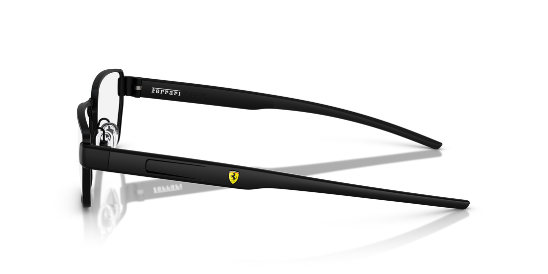 Óculos graduados ferrari scuderia fz7008 101 negro irregular unisex tamanho 55mm - Vista de detalhe