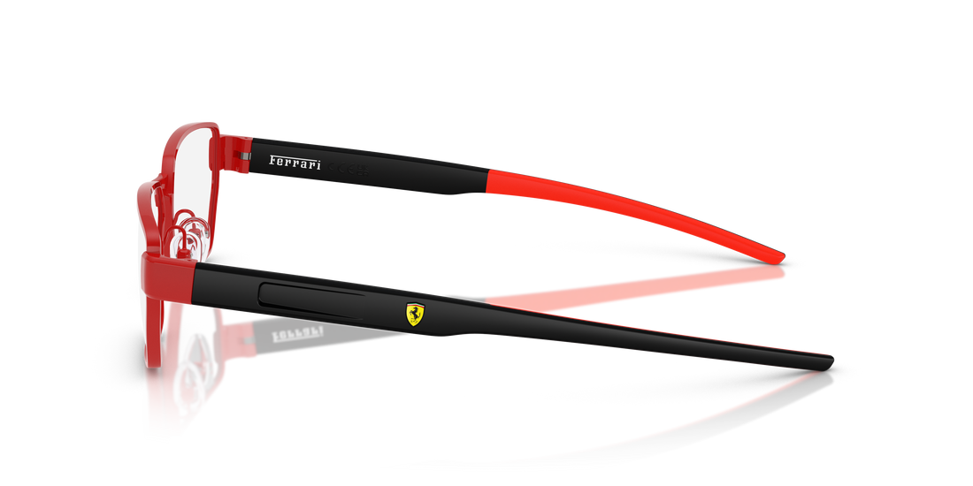 Óculos graduados ferrari scuderia fz7008 125 rojo irregular unisex tamanho 57mm - Vista de detalhe