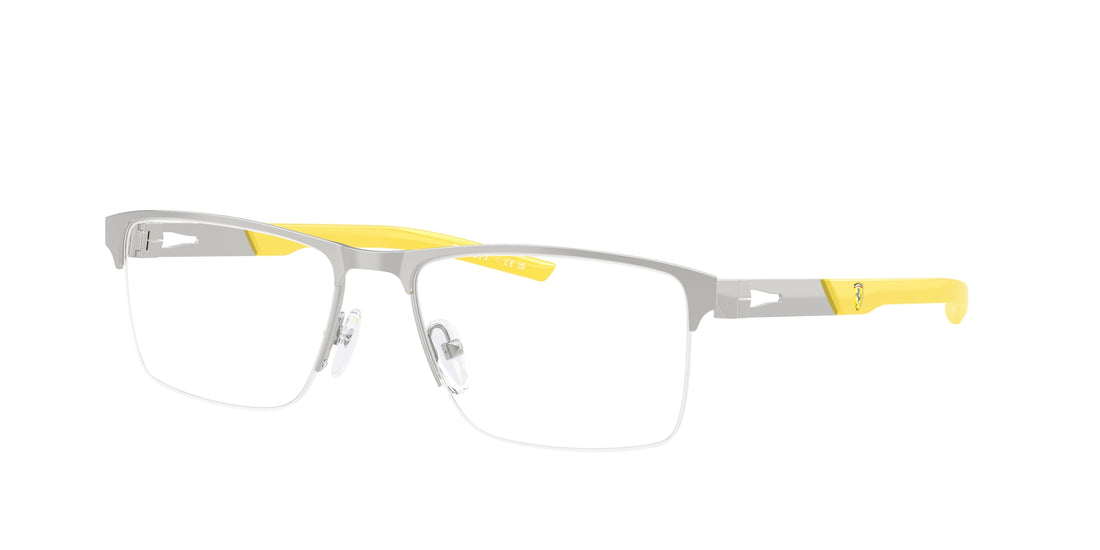 Prescription glasses ferrari scuderia fz7009 103 plateado rectangular masculino size 54mm - Main view