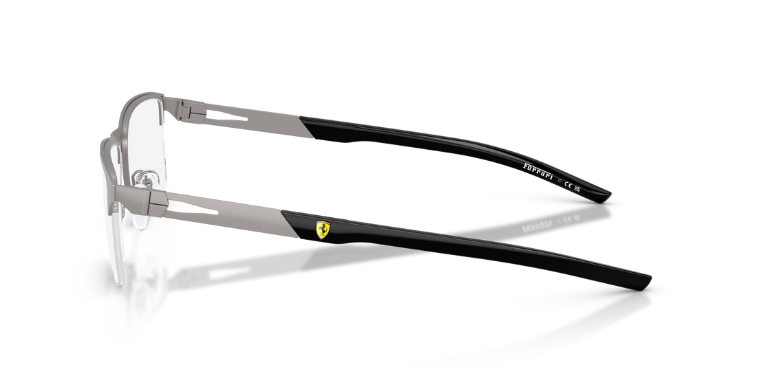 Óculos graduados ferrari scuderia fz7009 115 gris rectangular masculino tamanho 54mm - Vista de detalhe