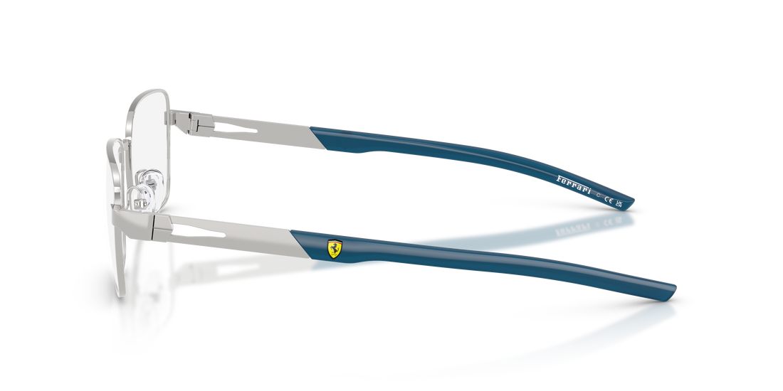 Prescription glasses ferrari scuderia fz7010 103 plateado rectangular masculino size 54mm - Detailed view
