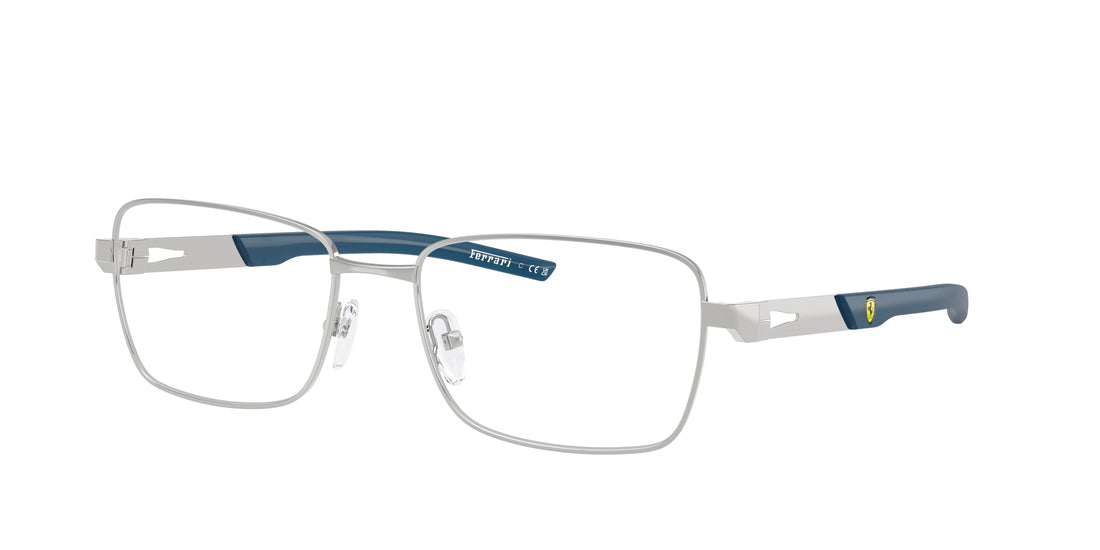 Prescription glasses ferrari scuderia fz7010 103 plateado rectangular masculino size 56mm - Main view