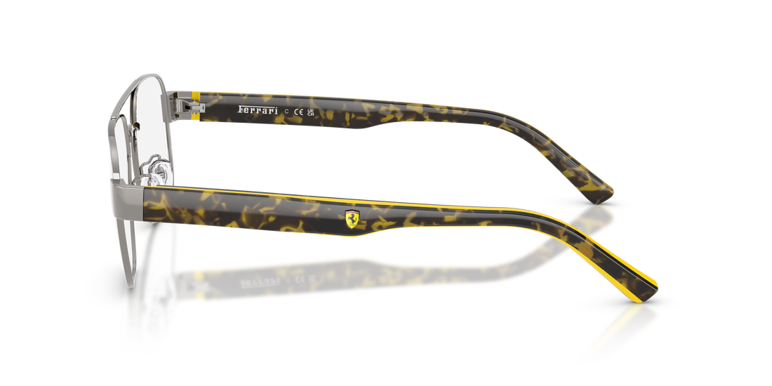 Óculos graduados ferrari scuderia fz7014d 104 gris pillow masculino tamanho 55mm - Vista de detalhe