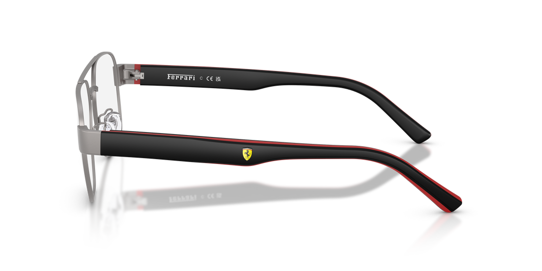 Óculos graduados ferrari scuderia fz7014d 115 gris pillow masculino tamanho 57mm - Vista de detalhe