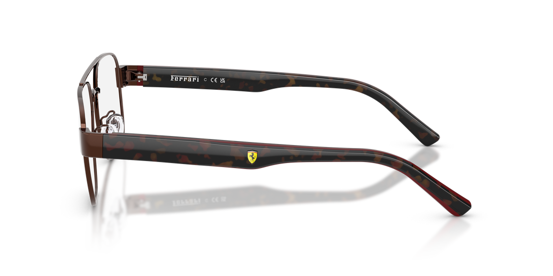 Gafas graduadas ferrari scuderia fz7014d 134 marron pillow masculino talla 55mm - Vista de detalle
