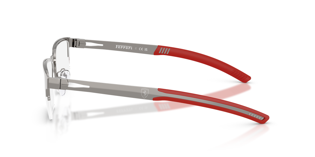 Lunettes de vue ferrari scuderia fz7017d 104 gris rectangular masculino taille 56mm - Vue détaillée