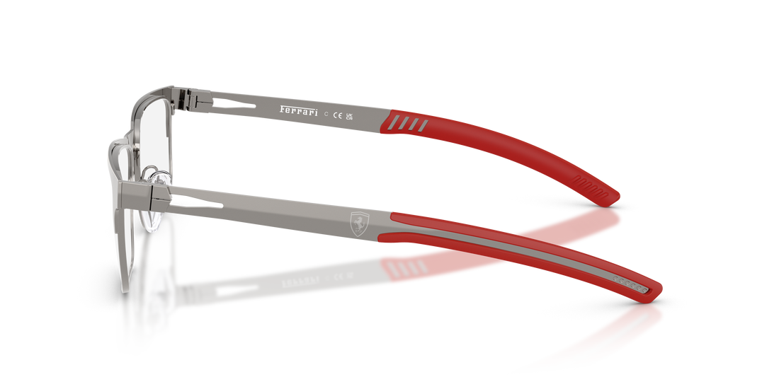 Lunettes de vue ferrari scuderia fz7018 104 gris rectangular masculino taille 53mm - Vue détaillée