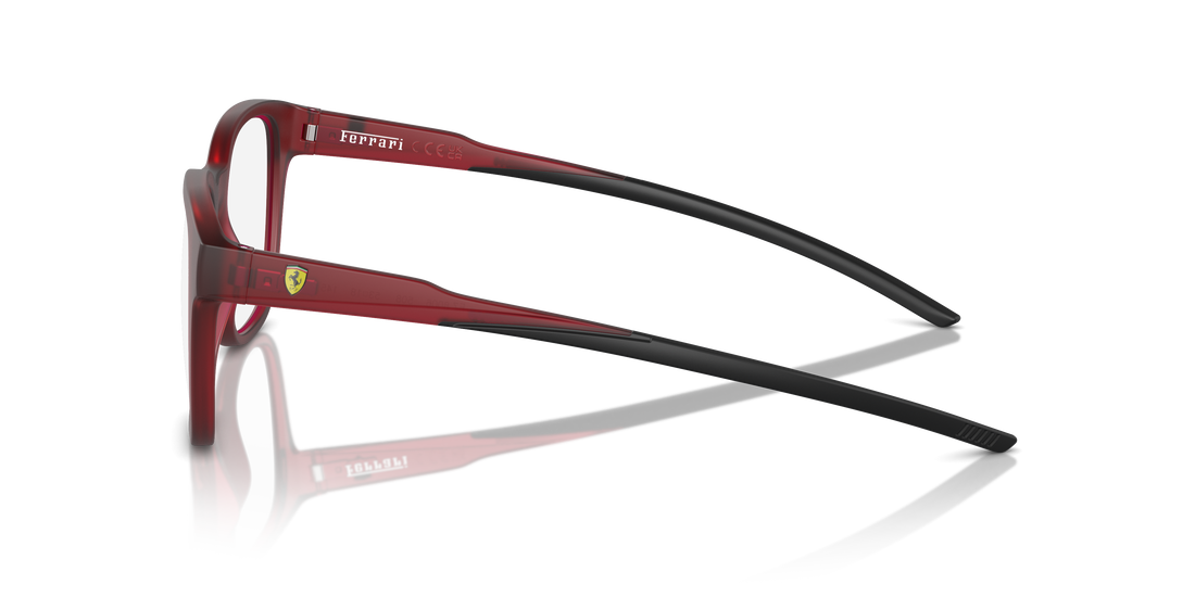 Óculos graduados ferrari scuderia fz8006 508 rojo square hombre tamanho 53mm - Vista de detalhe