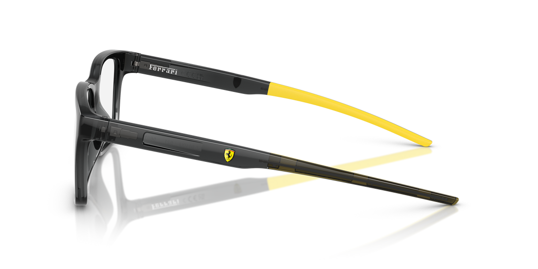 Óculos graduados ferrari scuderia fz8010u 521 gris square masculino tamanho 54mm - Vista de detalhe