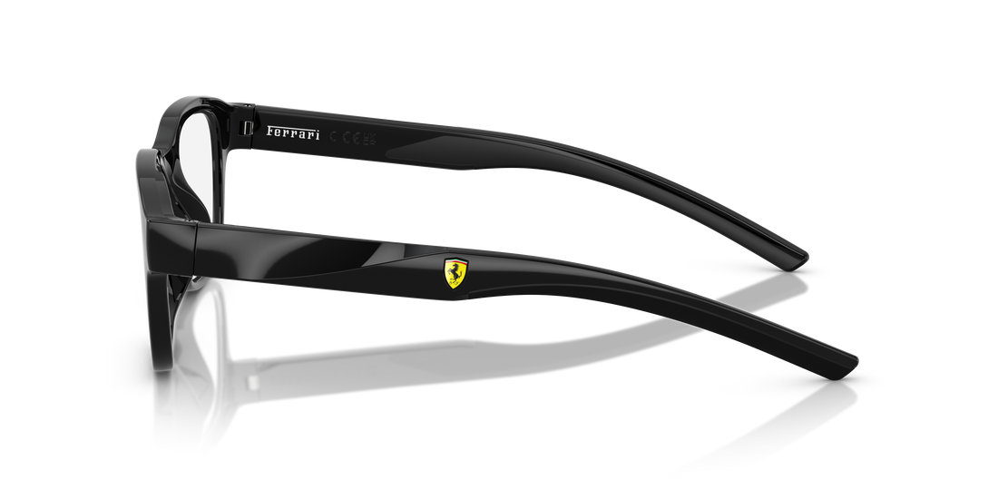 Óculos graduados ferrari scuderia fz8017u 501 negro pillow unisex tamanho 51mm - Vista de detalhe