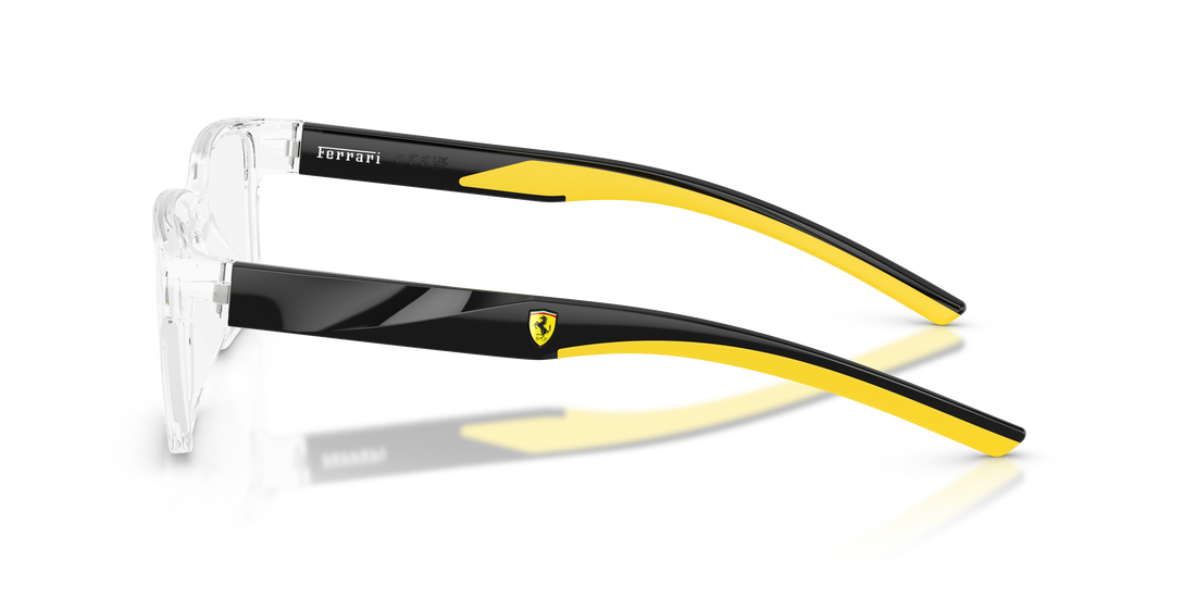 Occhiali da vista ferrari scuderia fz8018d 529 transparente rectangular masculino taglia 53mm - Vista dettagliata