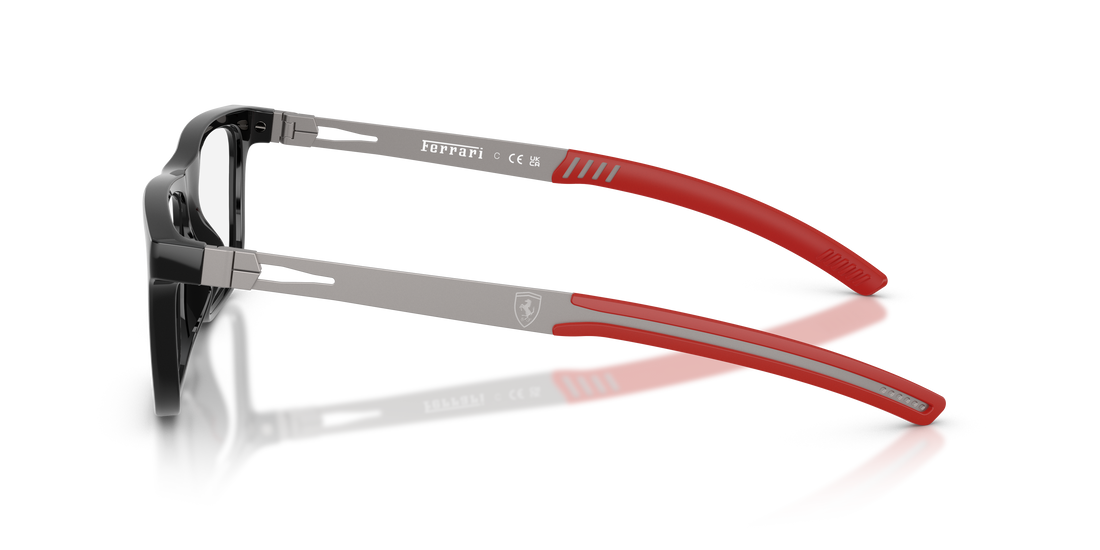 Gafas graduadas ferrari scuderia fz8026u 501 negro pillow masculino talla 57mm - Vista de detalle