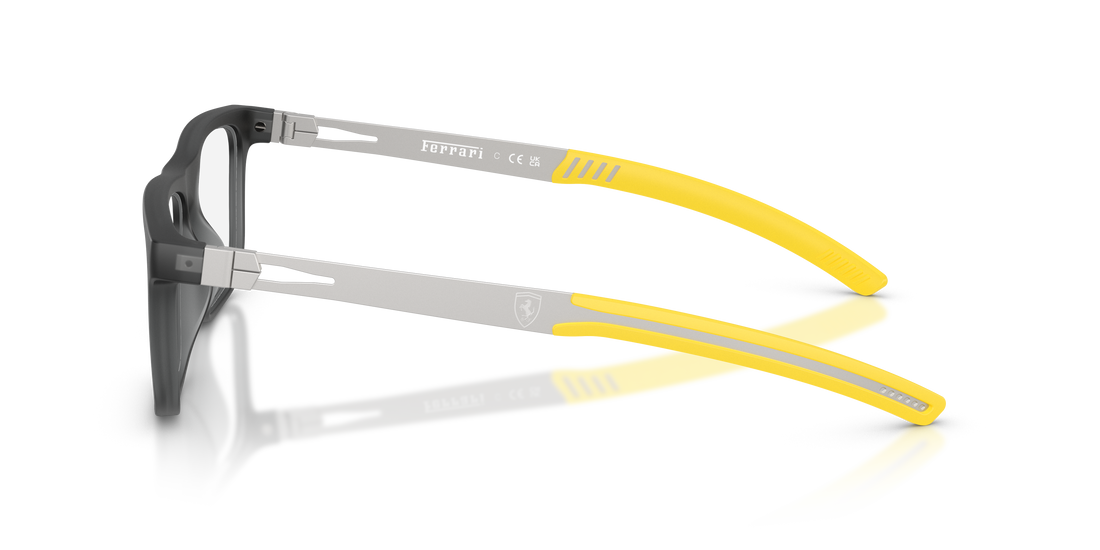 Óculos graduados ferrari scuderia fz8026u 531 negro pillow masculino tamanho 57mm - Vista de detalhe