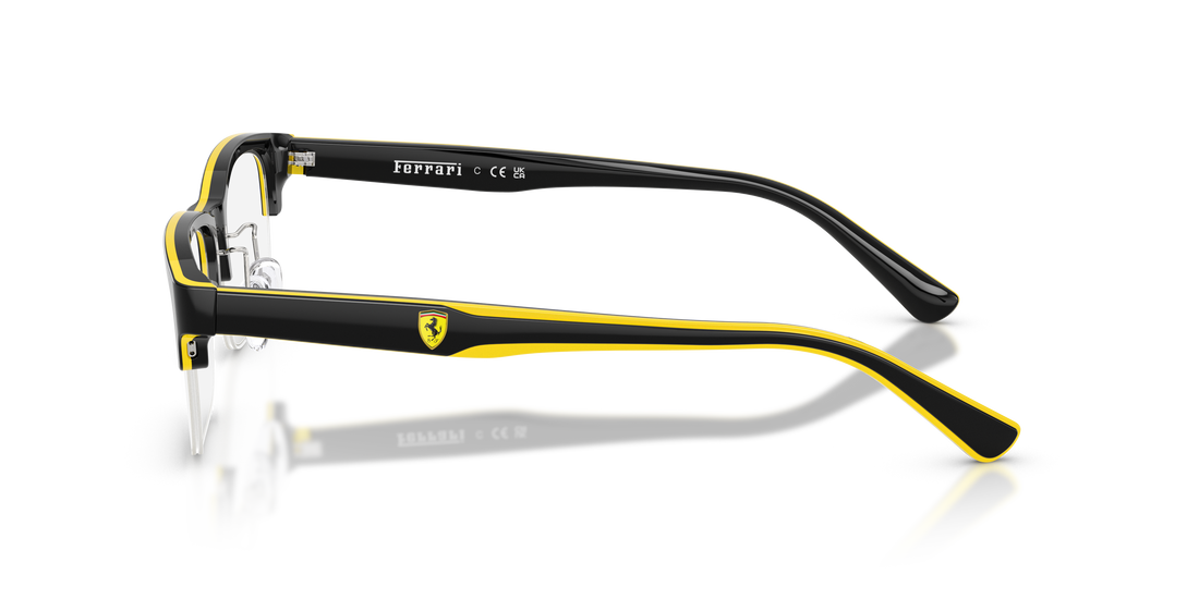 Gafas graduadas ferrari scuderia fz8028 762 negro pillow unisex talla 53mm - Vista de detalle