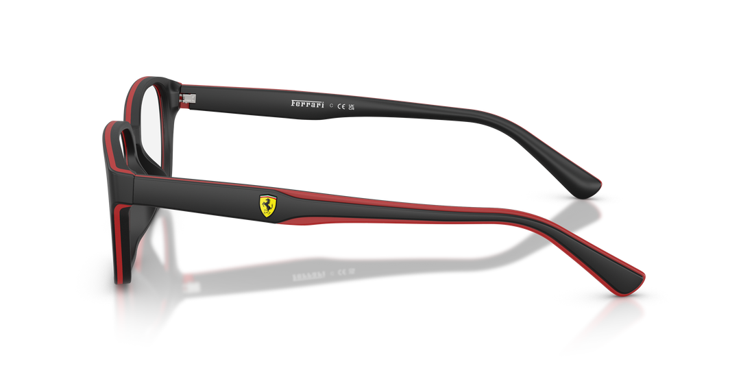 Gafas graduadas ferrari scuderia fz8029d 757 negro pillow unisex talla 54mm - Vista de detalle