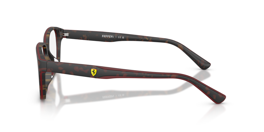 Gafas graduadas ferrari scuderia fz8029d 763 marron pillow unisex talla 54mm - Vista de detalle