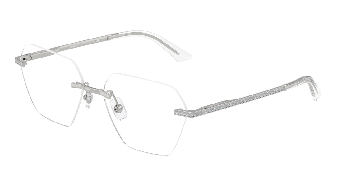 Occhiali da vista jimmy choo jc2016j 3002 plateado irregular femenino taglia 56mm - Vista principale