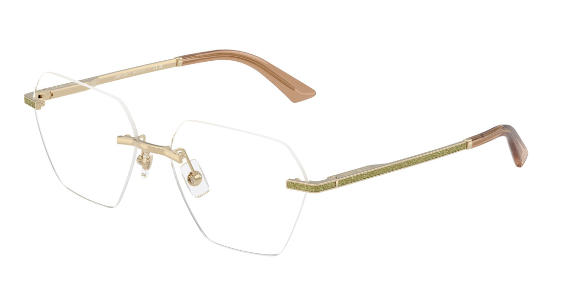 Occhiali da vista jimmy choo jc2016j 3006 dorado irregular femenino taglia 56mm - Vista principale