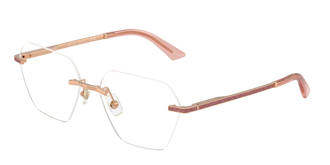 Occhiali da vista jimmy choo jc2016j 3008 dorado irregular femenino taglia 56mm - Vista principale