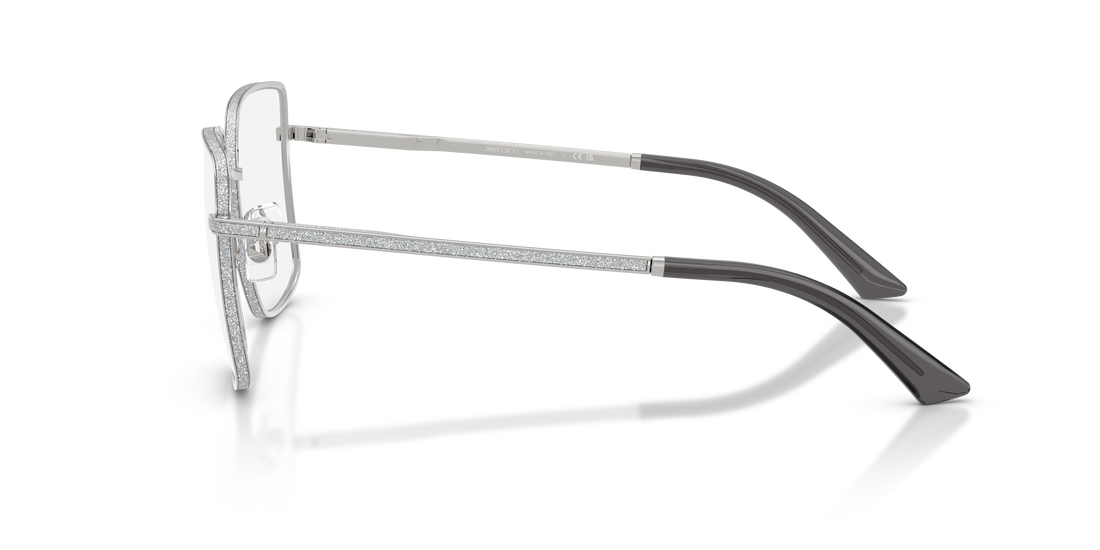 Occhiali da vista jimmy choo jc2017j 3002 plateado square femenino taglia 55mm - Vista dettagliata