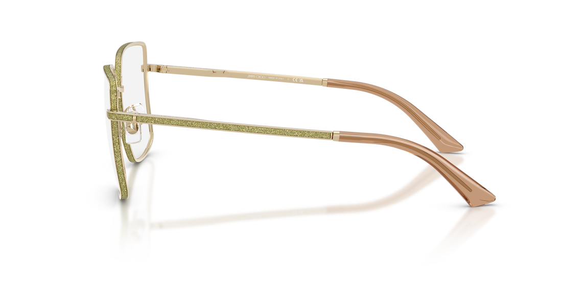 Occhiali da vista jimmy choo jc2017j 3006 dorado square femenino taglia 55mm - Vista dettagliata
