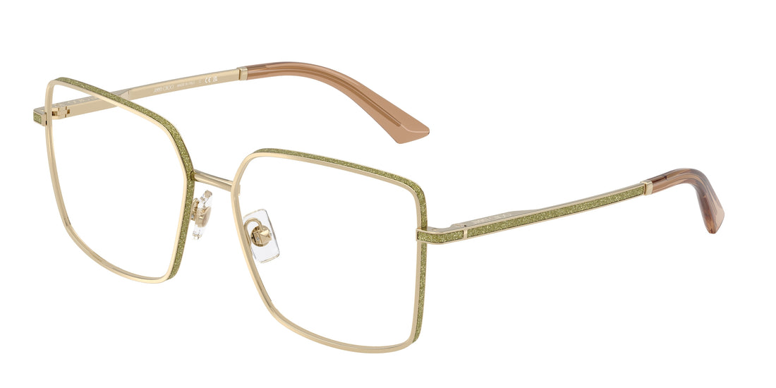 Occhiali da vista jimmy choo jc2017j 3006 dorado square femenino taglia 53mm - Vista principale