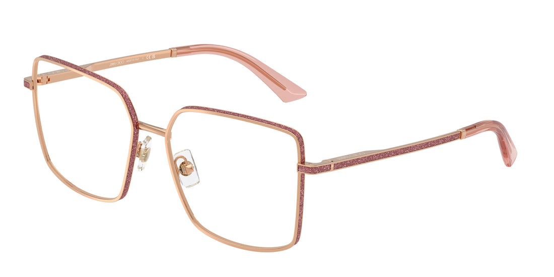 Occhiali da vista jimmy choo jc2017j 3008 dorado square femenino taglia 53mm - Vista principale