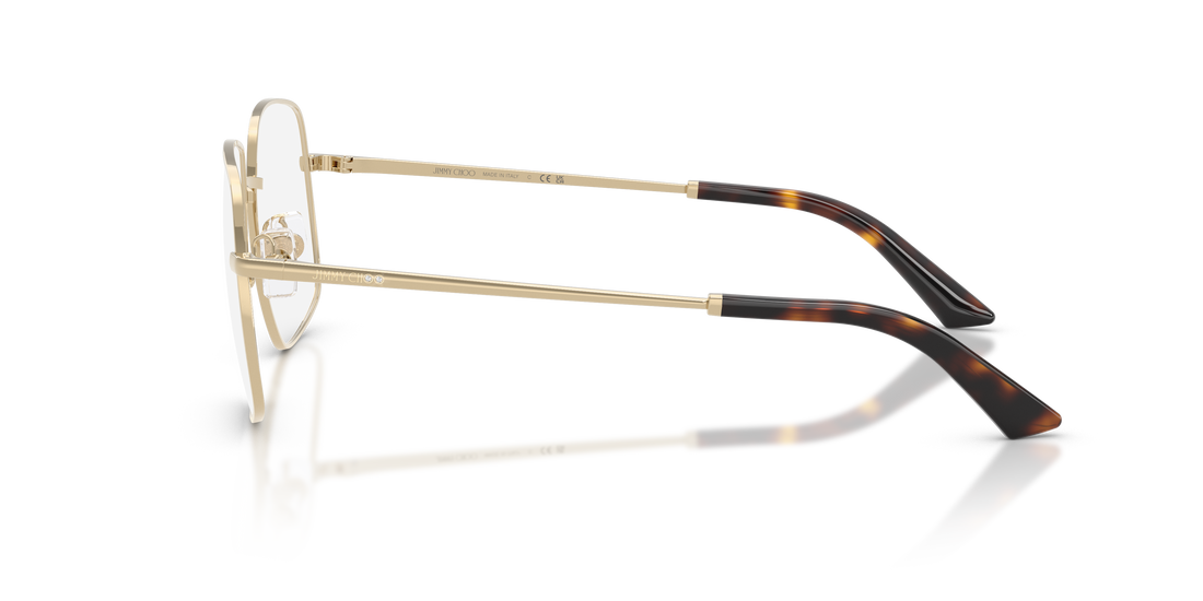 Gafas graduadas jimmy choo jc2019b 3006 dorado square femenino talla 54mm - Vista de detalle