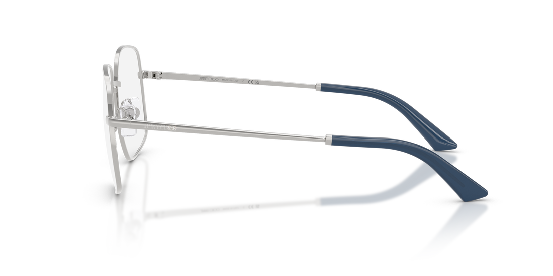 Occhiali da vista jimmy choo jc2019b 3018 plateado square femenino taglia 52mm - Vista dettagliata