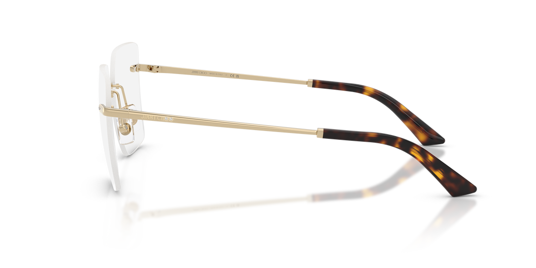 Occhiali da vista jimmy choo jc2020b 3017 dorado square femenino taglia 55mm - Vista dettagliata