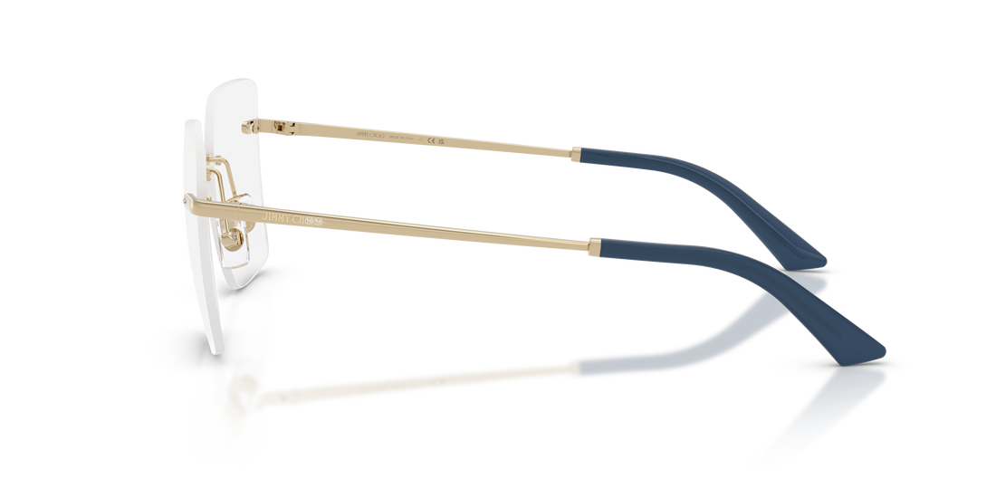 Occhiali da vista jimmy choo jc2020b 3027 dorado square femenino taglia 55mm - Vista dettagliata