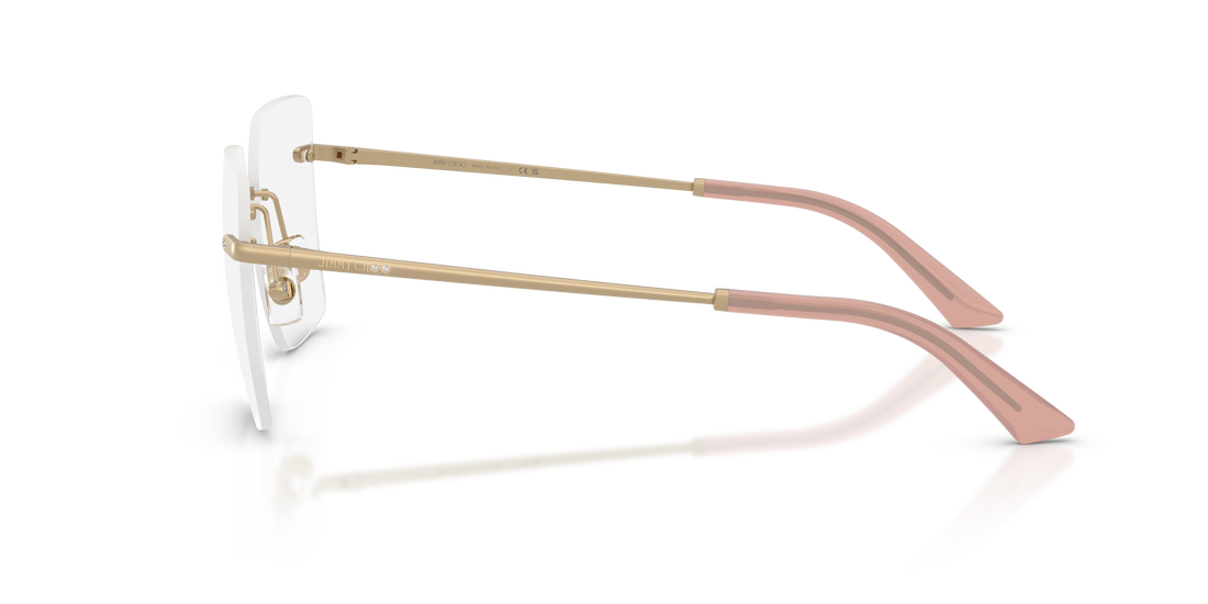 Occhiali da vista jimmy choo jc2020b 3028 dorado square femenino taglia 55mm - Vista dettagliata