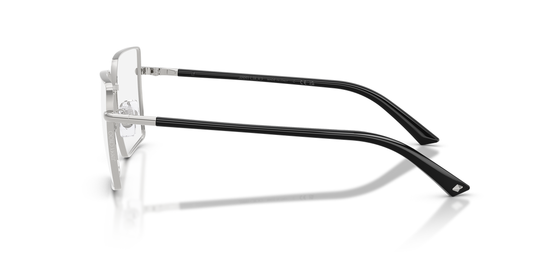 Gafas graduadas jimmy choo jc2022 3002 plateado square femenino talla 53mm - Vista de detalle