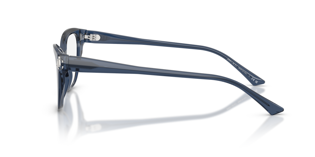 Occhiali da vista jimmy choo jc3011 5035 azul cat eye femenino taglia 52mm - Vista dettagliata