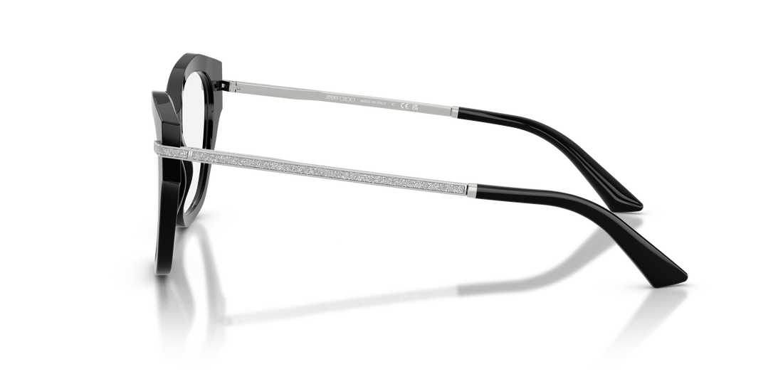 Occhiali da vista jimmy choo jc3043j 5000 negro cat eye femenino taglia 52mm - Vista dettagliata
